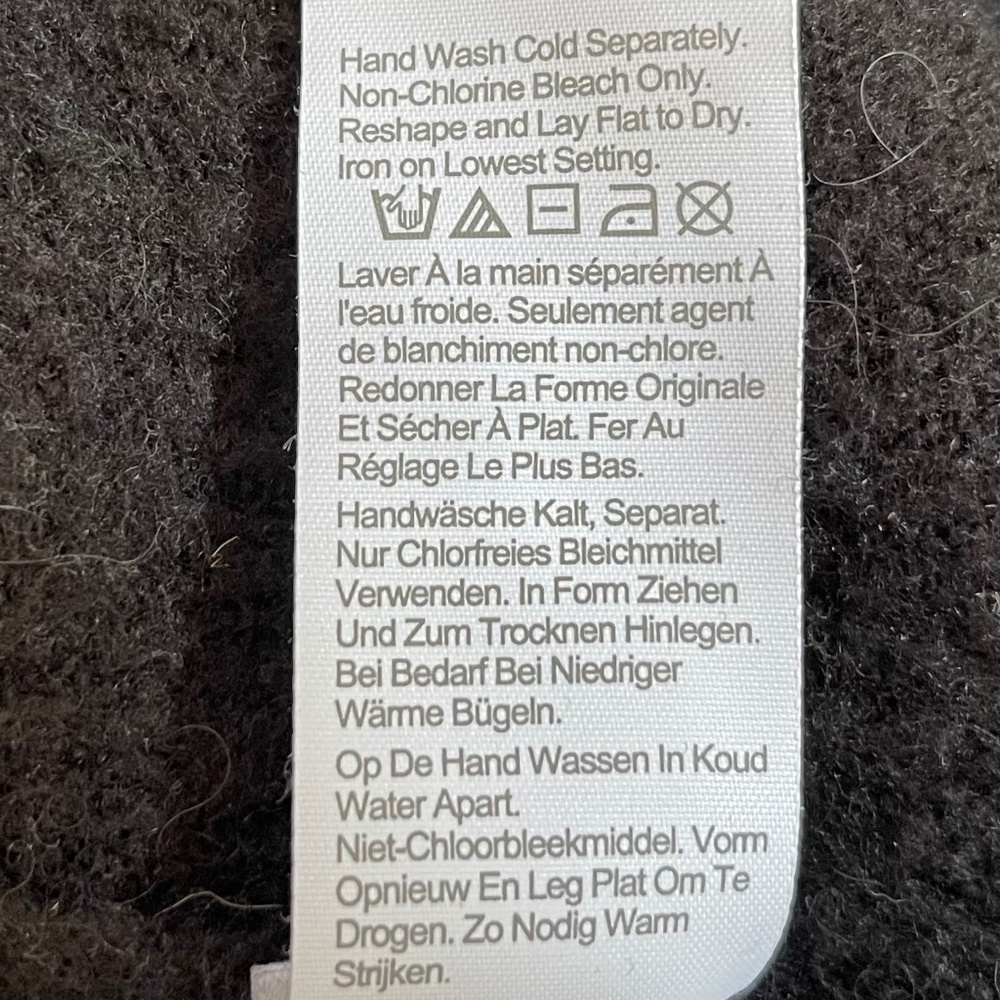 J. Crew Rollneck Sweater Merino Wool Alpaca Casual Cozy Chic Preppy Black Med - Picture 13 of 14